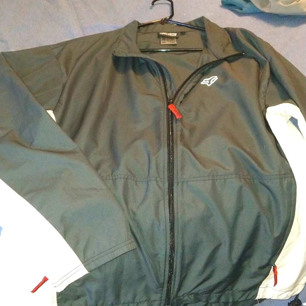 FOX wind jacket XXL CHARCOAL in color